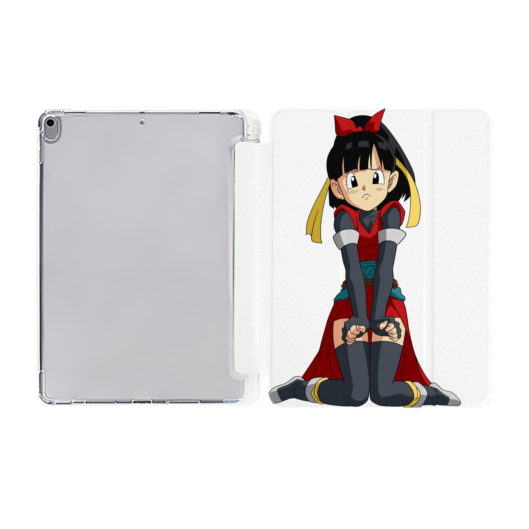 （画像用） ドラゴンボール パン DRAGON BALL Pan IPad ケース ペン収納付き 三つ折りスタンド PUレザー×シリコン 対応機種9.5/10.5/10.9インチ